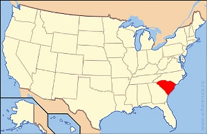  : « » (Palmetto State), « » (Swamp State), « » (Rice State), «  » (Sand Lapper State), «  - » (Keystone of the South Atlantic Seaboard).