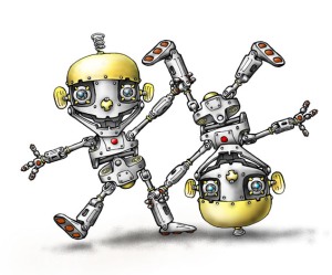 Робот (чеш. robot, от robota - подневольный труд, rob - раб) - автоматическое устройство, предназначенное для осуществления производственных и других операций, обычно выполняемых человеком (иногда животным).